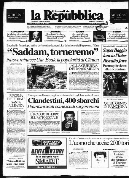 Il lunedì de La repubblica